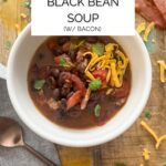 Easy Black Bean Soup Pin