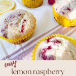 easy lemon raspberry muffin pin