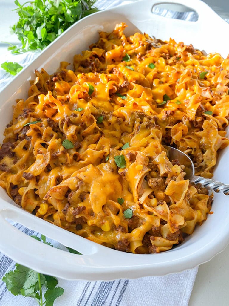 enchilada pasta bake