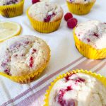 easy lemon raspberry muffins