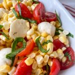 caprese corn salad