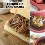 slow cooker french dip sandwiches au jus pin