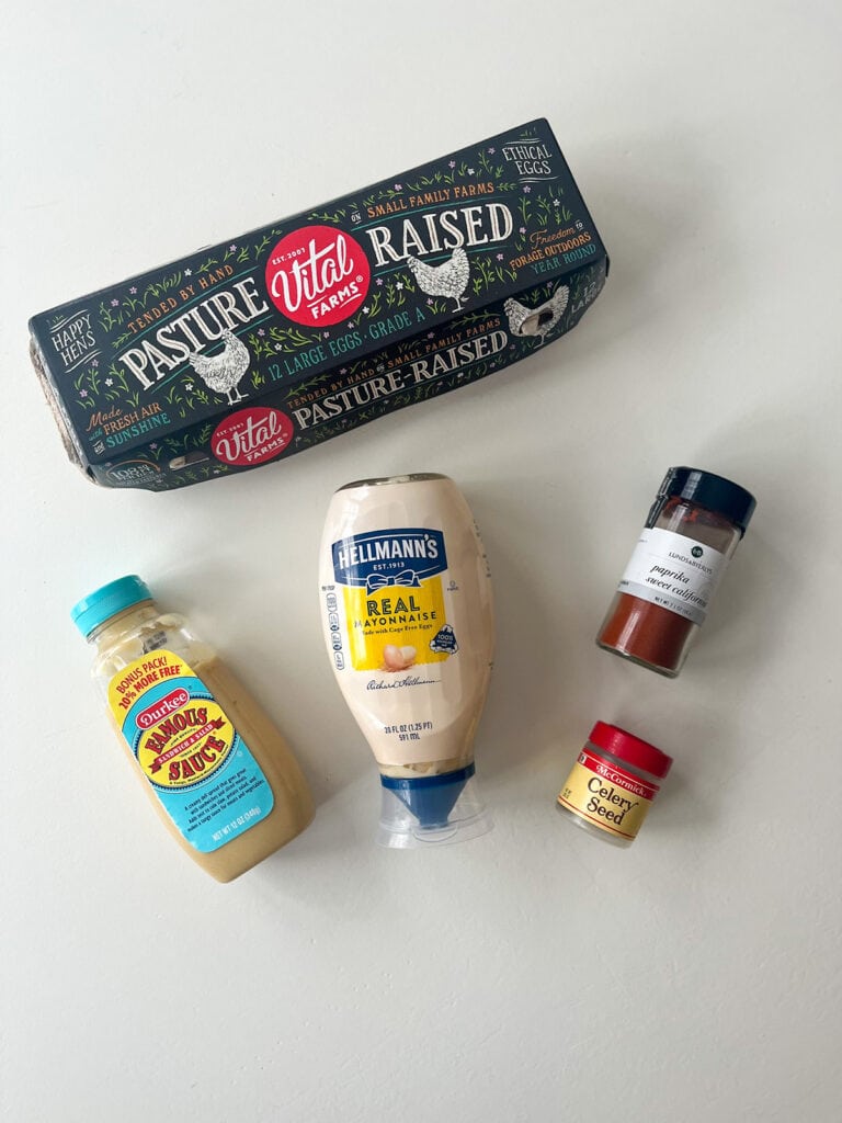 ingredients for best deviled eggs