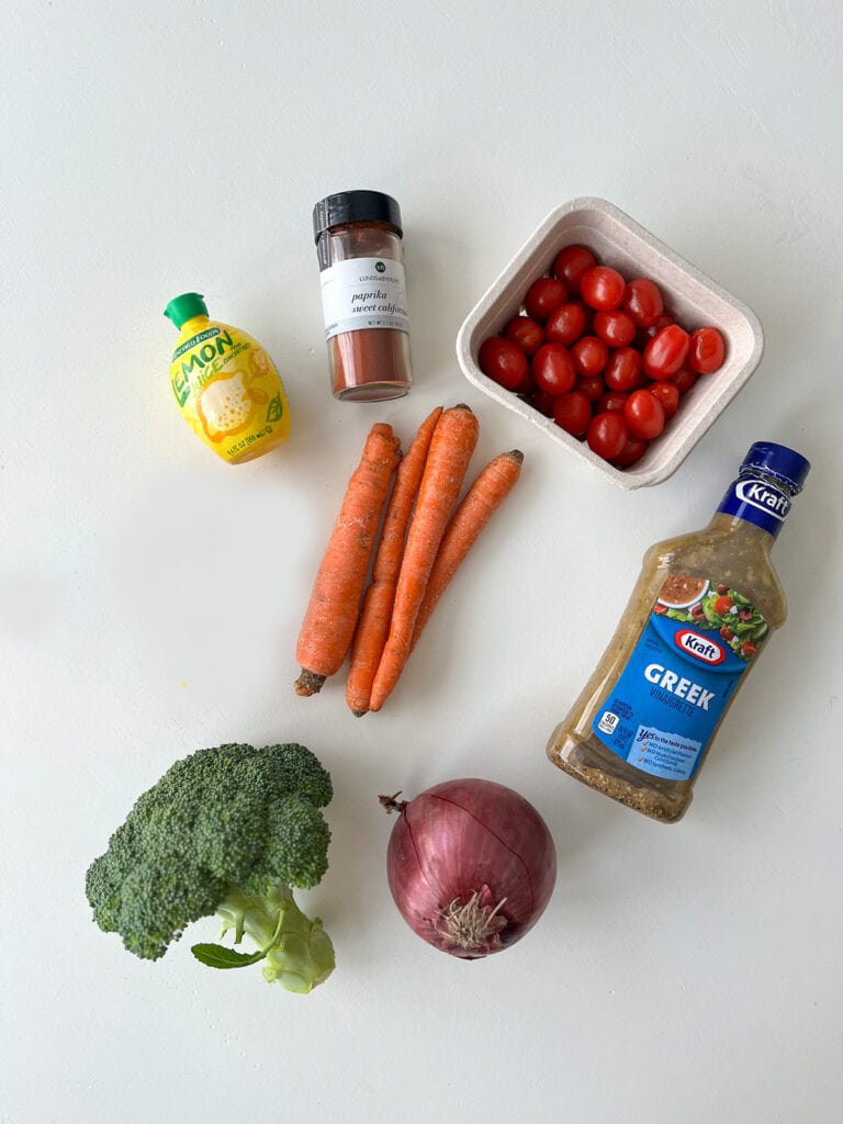 How to Roast Vegetables on a Sheet Pan: ingredients you will need