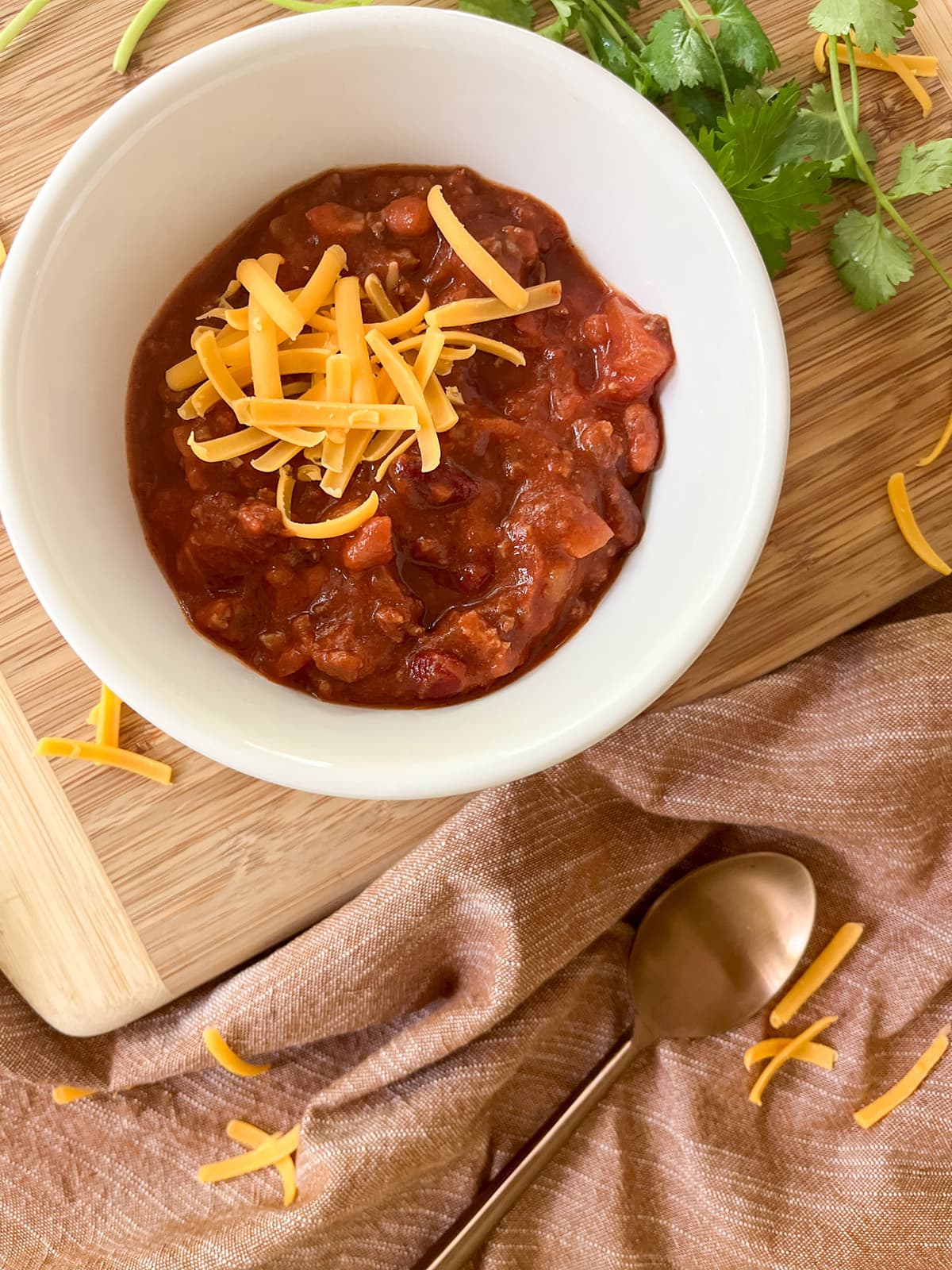 Chili Recipe with Tomato Juice Up North Nosh