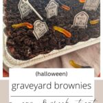 (Halloween) Graveyard Brownies pin