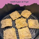 Air Fryer Toasted Ravioli Pinterest pin