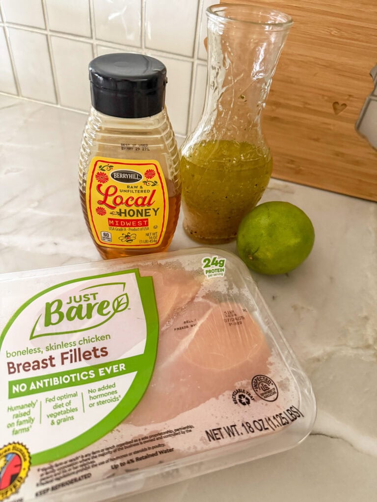 ingredients for Cracker Barrel Grilled Chicken Tenders