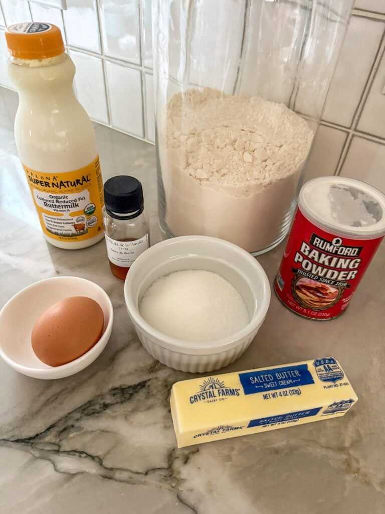 ingredients for mini pancake bites
