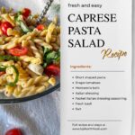 Caprese Pasta Salad Pinterest Pin