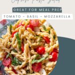 Caprese Pasta Salad Pinterest Pin